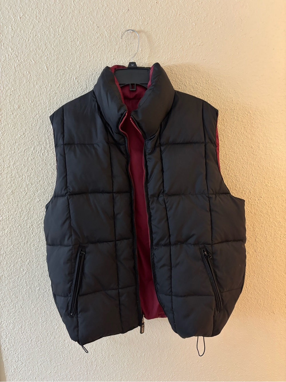 NWOT Silver Rider Reversible Down Vest L